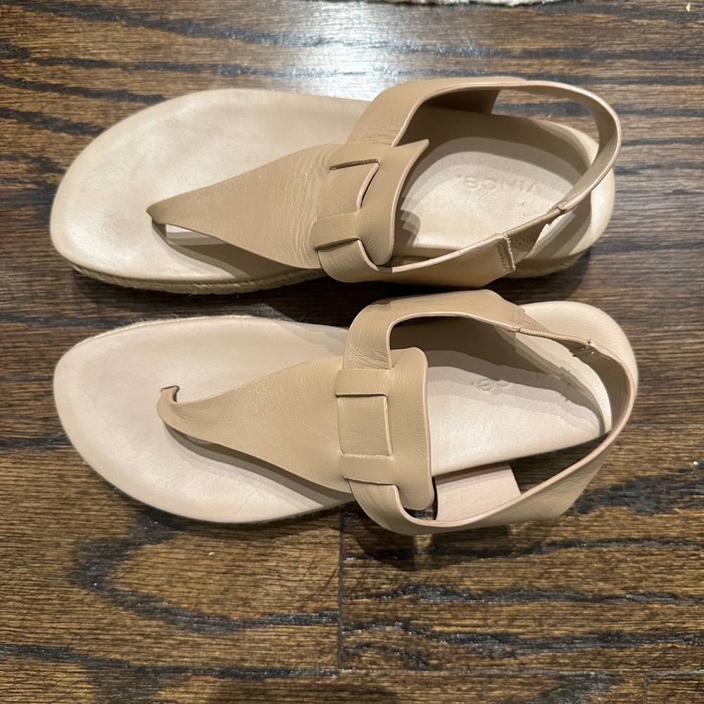 Vince Tan Platform Sandals